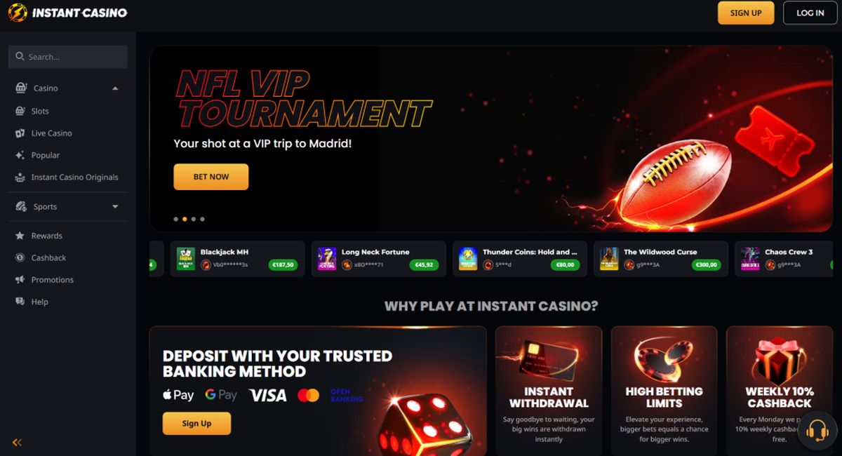 instant casino jouer gratuitement