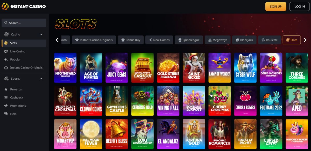 instant casino jouer gratuitement